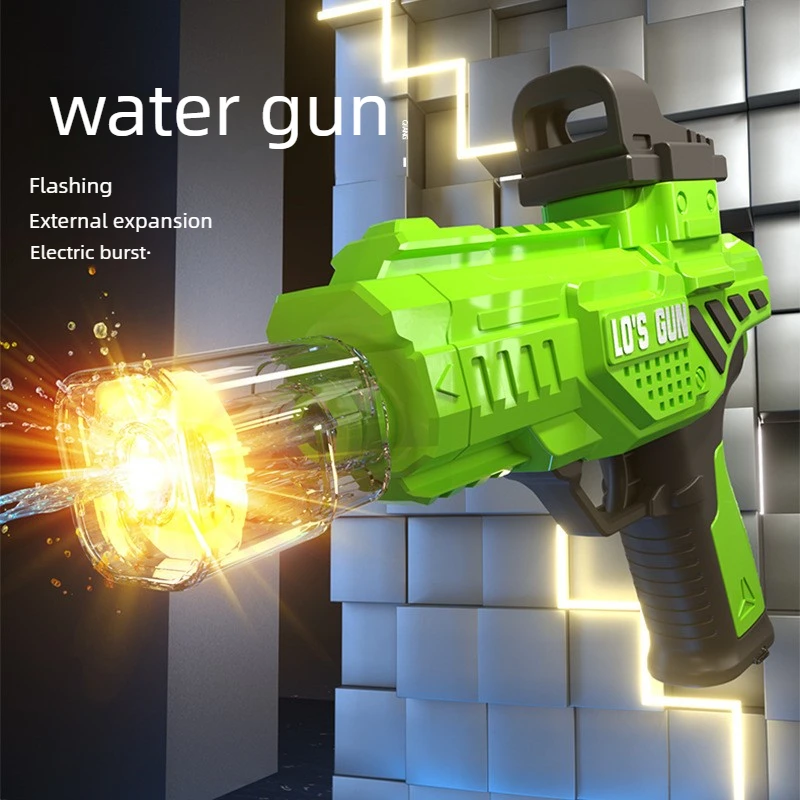 

Электрический водяной пистолет высокого давления, автоматический водяной бластер для летних игр на улице, пляже, в бассейне, саду, игрушка для детей, подарок
