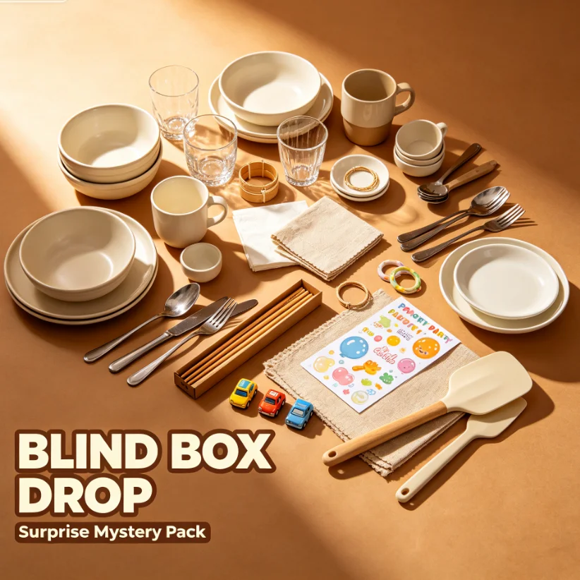 Must-Have Home Tableware Blind Box Unknown Random Treasure Blind Box
