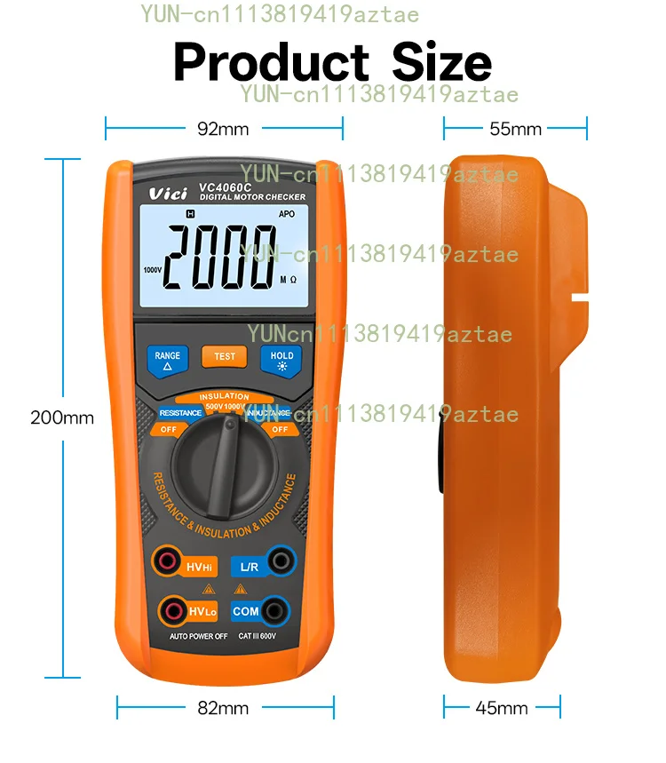 2026 Hot Sale VICI Motor Checker - Milliohm/Insulation/Inductance Tester with High Accuracy VC4060C