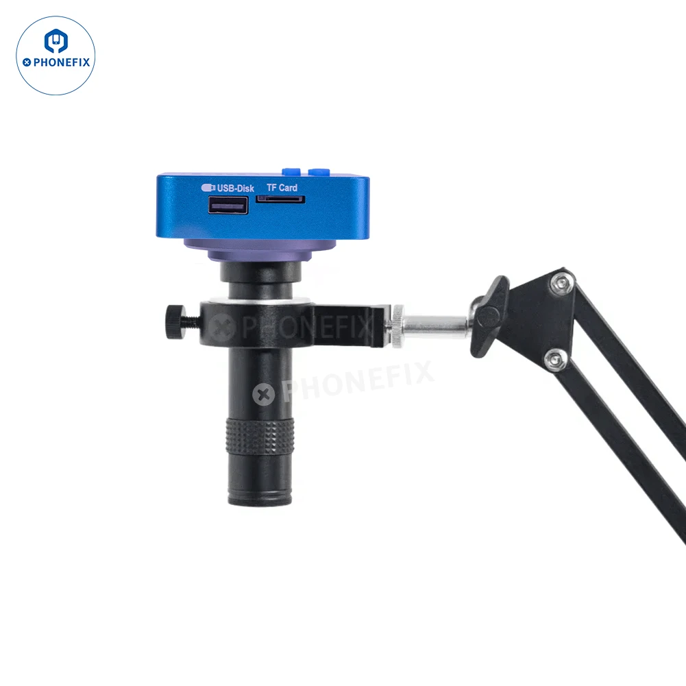 Imagem -05 - Câmera Hdmi Industry Video Microscope Câmera Usb tf Digital hd Lupa para Reparo de Chips de Telefone Móvel 24mp 2k 1080p 60fps