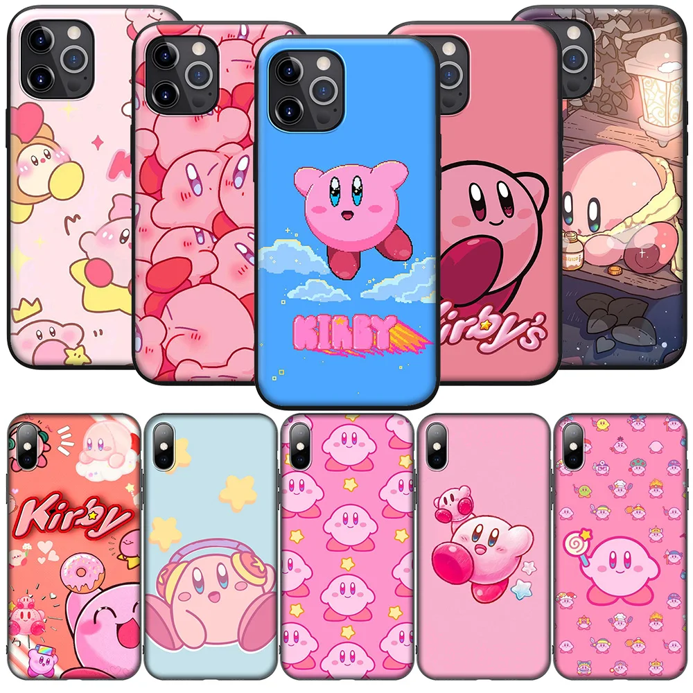 Phone Cover for iPhone 12 11 X XS XR Pro Max 6 6s Plus SE New Case Y-29 Cute K-Kirby Classic