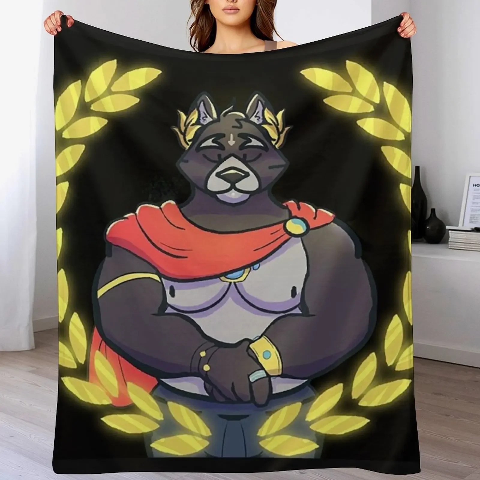 

Amicus Adastra Throw Blanket Softest Shaggy Plaid on the sofa Blankets For Sofas Blankets