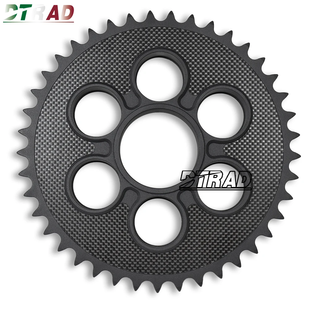 Motorcycle Aluminum Rear Sprocket 525 Pitch 41T For DUCATI Streetfighter / Panigale V2 V4 1199 1299 Carbon Fiber Gear Cam Wheel