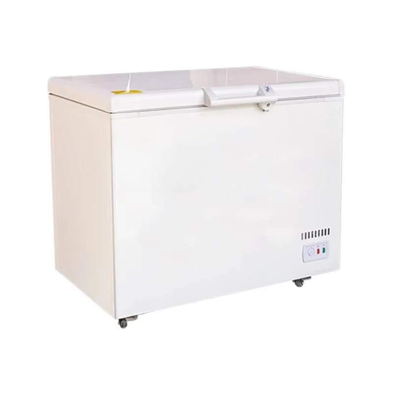 Big Capacity Commercial Horizontal Deep Chest Freezer Single Door Used for Fish or Meat