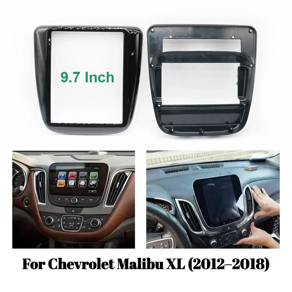 

9.7 Inch 2 Din Car Radio Fascia for Chevrolet Malibu XL (2012–2018) Tesla Style Multimedia Frame – Video Player & Navigation