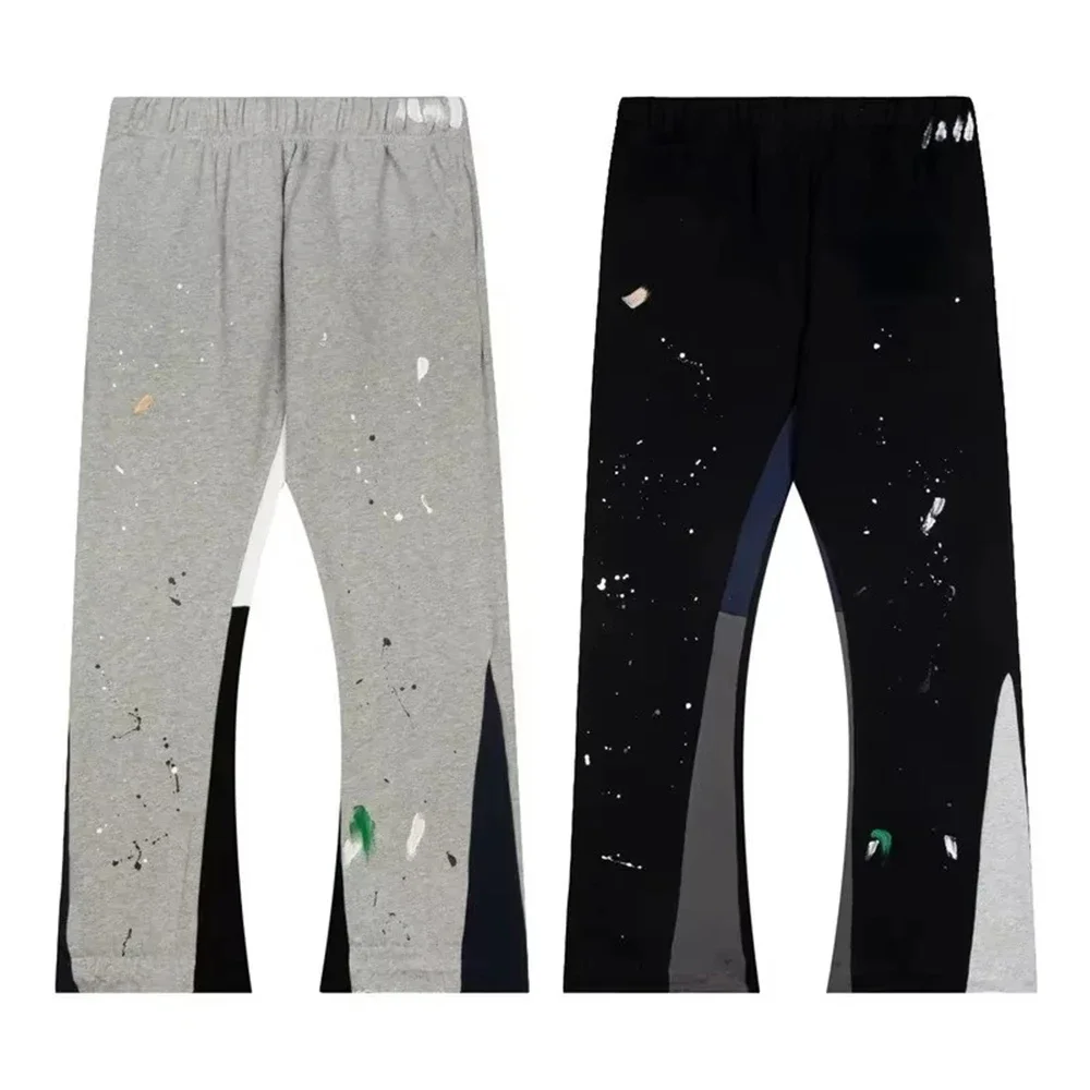 Tie Dye Sweatpants Y2K Retro Clothing Men's Women's Hip Hop Letter Loose Casual Pants Casual Stretch Waist Jogger Pants