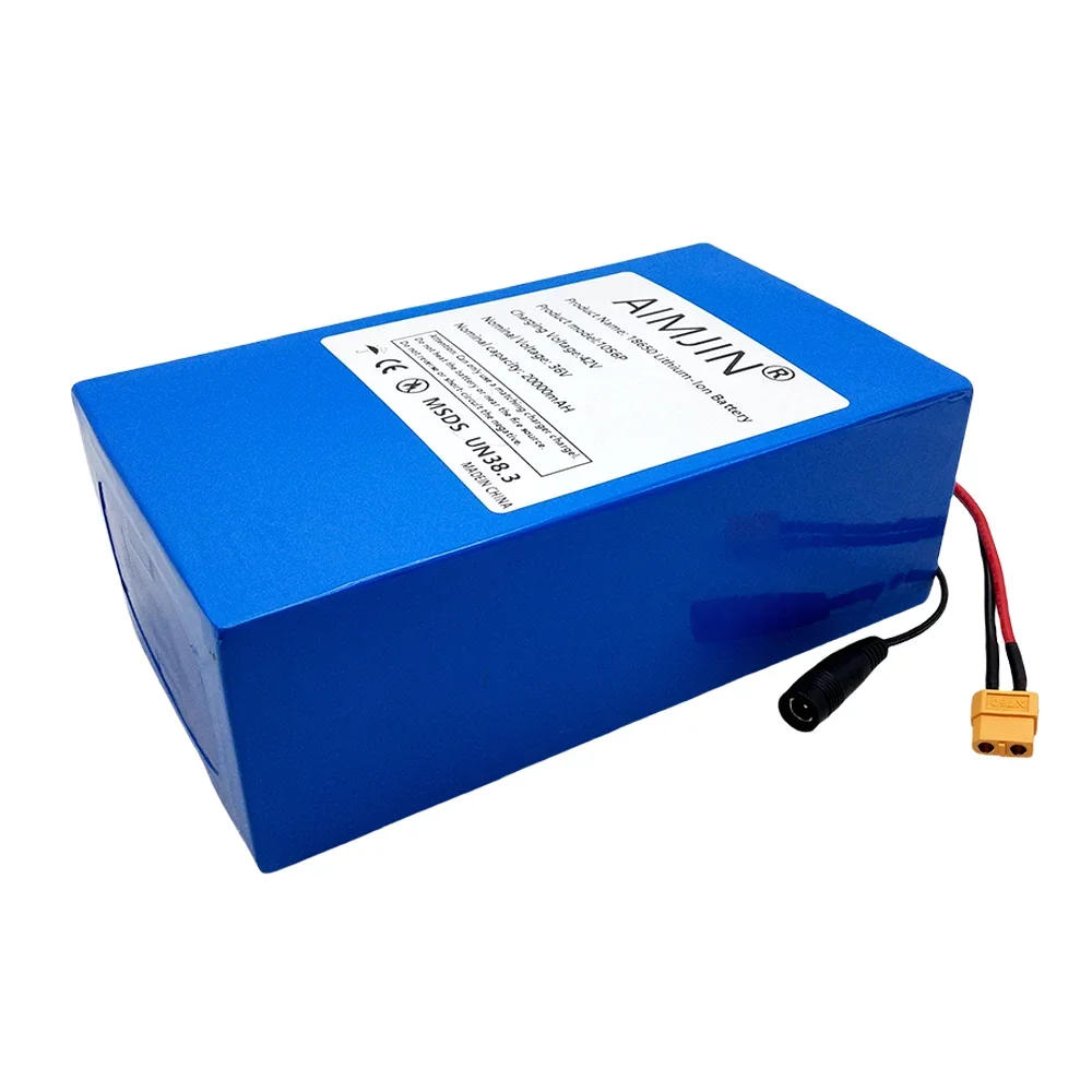 10S6P 36V 20000mAh High-capacity Rechargeable 18650 Lithium-ion Battery Pack Built in BMS Suitable for Electric Scooter Battery