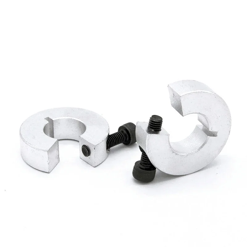 Fixed Ring Opening Type SBR12 SBR16 Stop Collar Positioner SCH Aluminum Alloy Surface Anodizing Optical Fixed Clamp 3D Printer