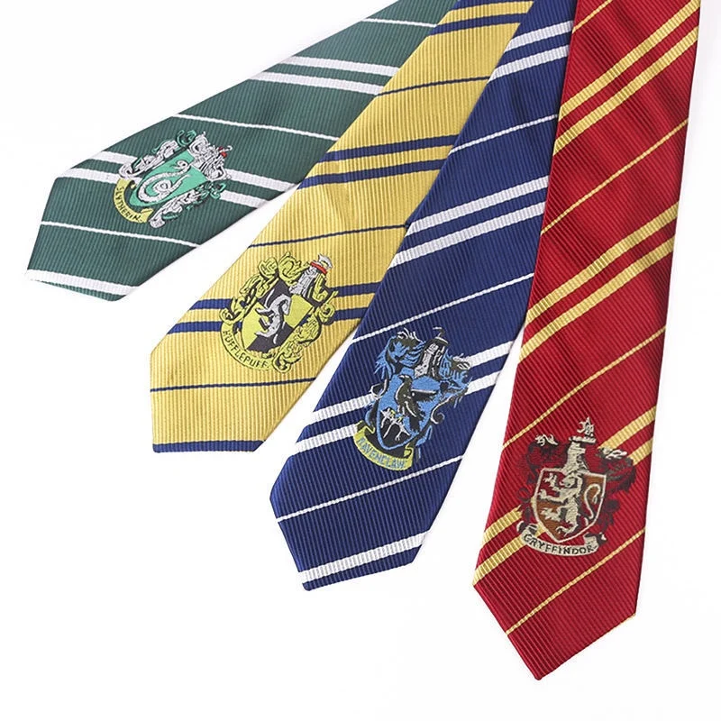 Harries Potter Hand Tie Gryffindor Slytherin Ravenclaw Hufflepuff Wizarding School Pattern Cosplay Decoration Children Toys Gift