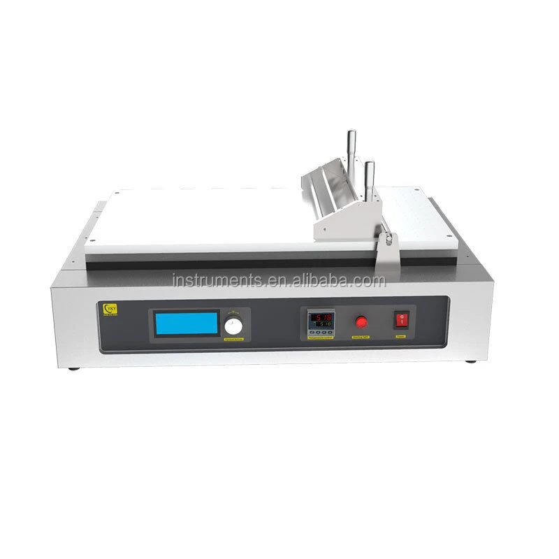 Mini Tape Casting Coater ( 200Lx100W Mm) with Heated Vacuum Bed & Pump at 100C
