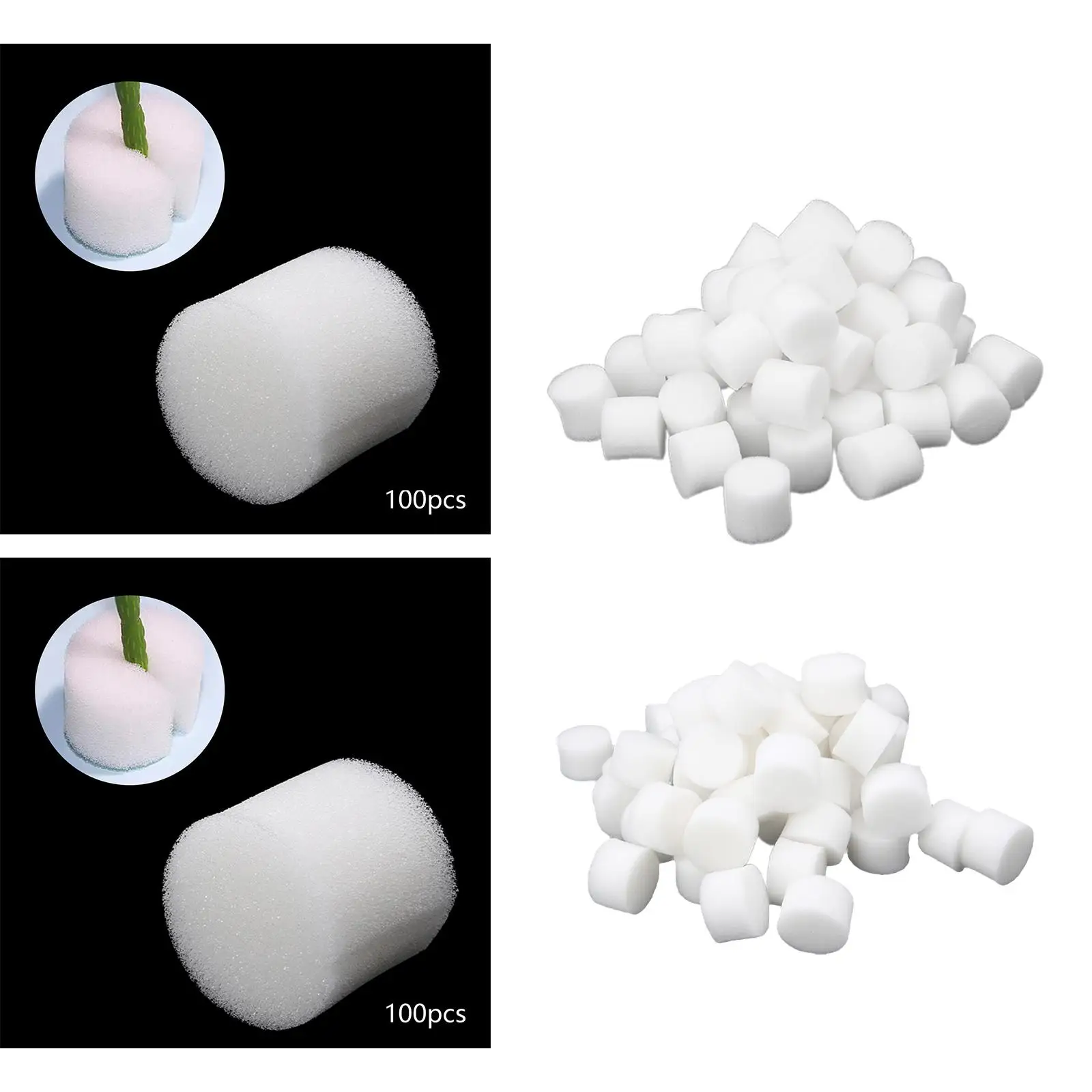 재배 묘목 스펀지, 심기 원예 도구, 화분 성장 스펀지, 100 개