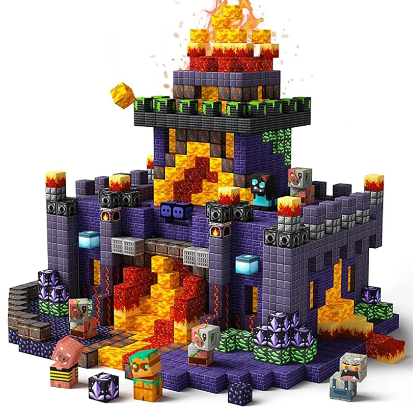 บล็อกแม่เหล็กแบบสุ่ม 25-128 ชิ้น รุ่น 2025 สีสันสดใส สร้างสรรค์ได้อย่างอิสระ เสริมทักษะการเรียนรู้ STEM ของขวัญวันหยุดที่มีคุณภาพ