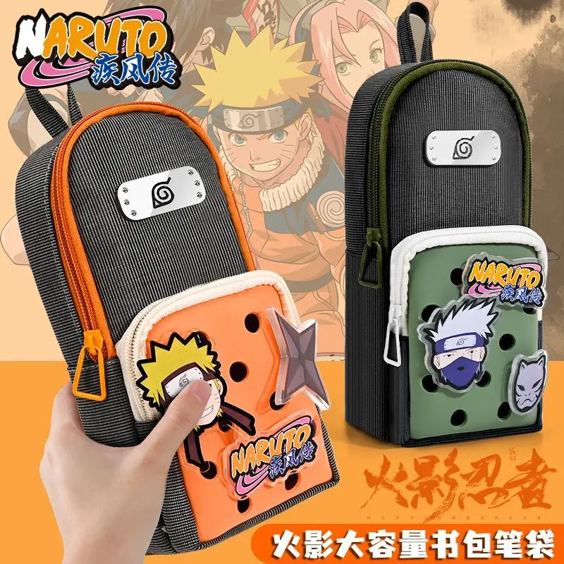 

Anime Naruto Kakashi Cartoon Three Layer Classification Stationery Box Fashion Large Capacity Multi Functional Pencil Box