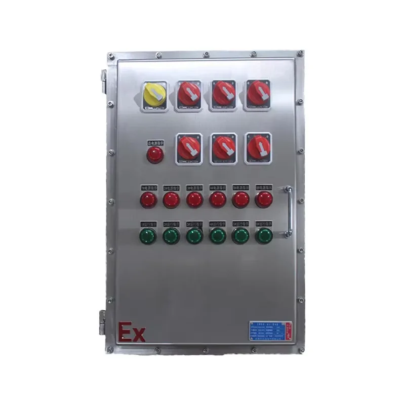 

304 Stainless Steel 63A Power Maintenance Supply Box Explosion-Proof Lighting Control Metal Power Junction Box 304 Stainless