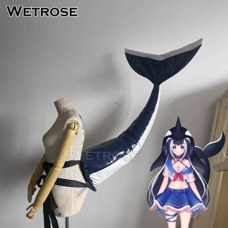 【Wetrose】In Stock Shylily Lily Cosplay Tail Kitty Killer Whale Tail Shark Accessories Gear Full Set Wig Halloween Xmas