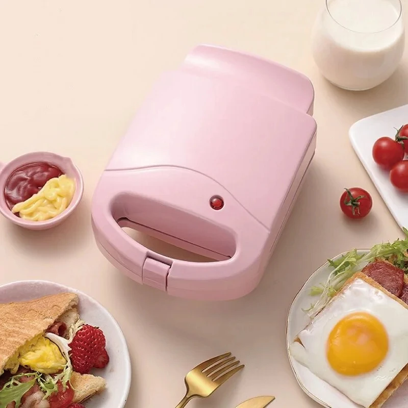 650W Electric Sandwich Machine Mini Waffle Maker Toaster Home Breakfast Machine Donut Toast Machine Multifunctional 220V