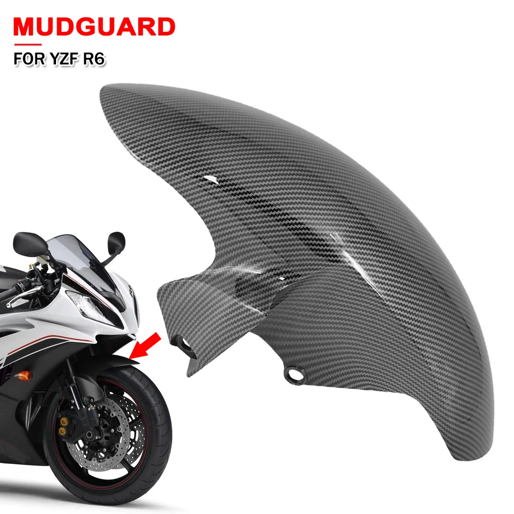 

For Yamaha YZFR6 YZF R6 2006-2015 2016 Front Fender Motorcycle Mudguard Wheel Splash Guard Anti-Sand Guard Fairing Accessories