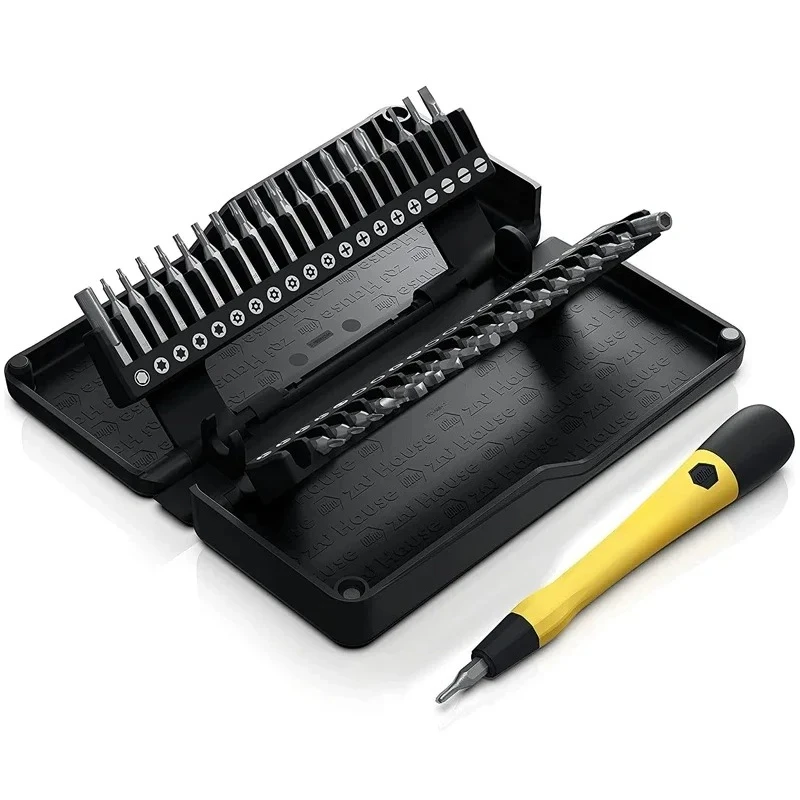 Wha Zai Hause 40 in1 ESD Micro Precision Magnetic Screwdriver Bit Set Nut Driver with Extension Rod Z6901C4