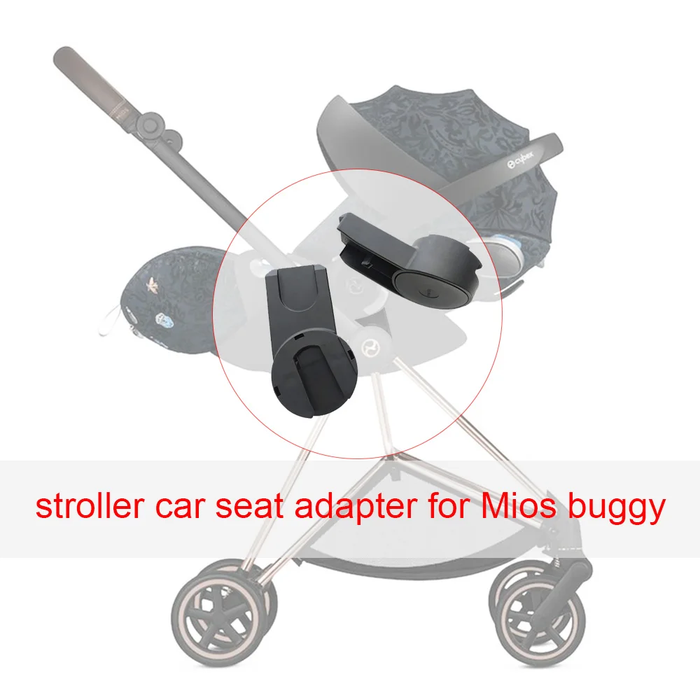 Adaptateur de poussette pour Cybex Mios et Aton Cloud Q/Z Maxi Cosi Be Safe Joie, convertisseur de siège auto, accessoires de remplacement pour bébé
