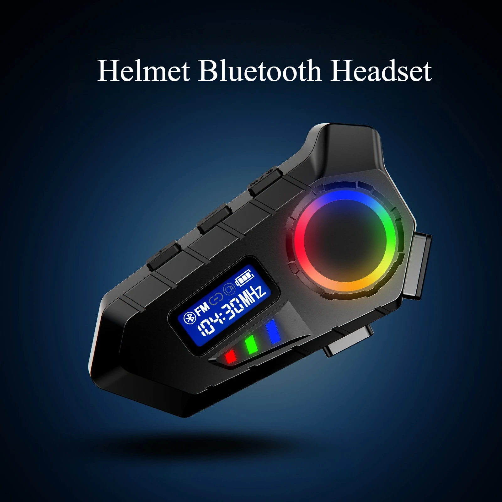 （2PCS）Y30 Helmets Headset Bluetooth Earphone Waterproof Mic Music Player Wireless Moto Headphone Motorcycle Accessories