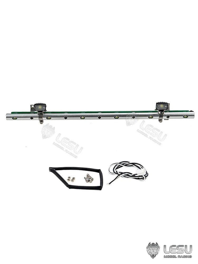 Caminhão rc 1/14 holofote liga de alumínio led pólo luz S-1321 para tamiya 1/14 rc trator caminhão basculante acessórios peças modelo diy