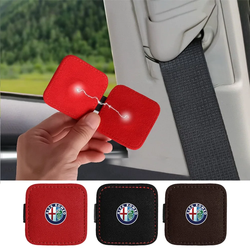 1/2 قطعة مقعد السيارة حزام مشبك كليب قابل للتعديل حزام الأمان المحدد اكسسوارات ل ألفا روميو 4C ميتو جيوليتا أسطورة GTA Gt 147 159 #2