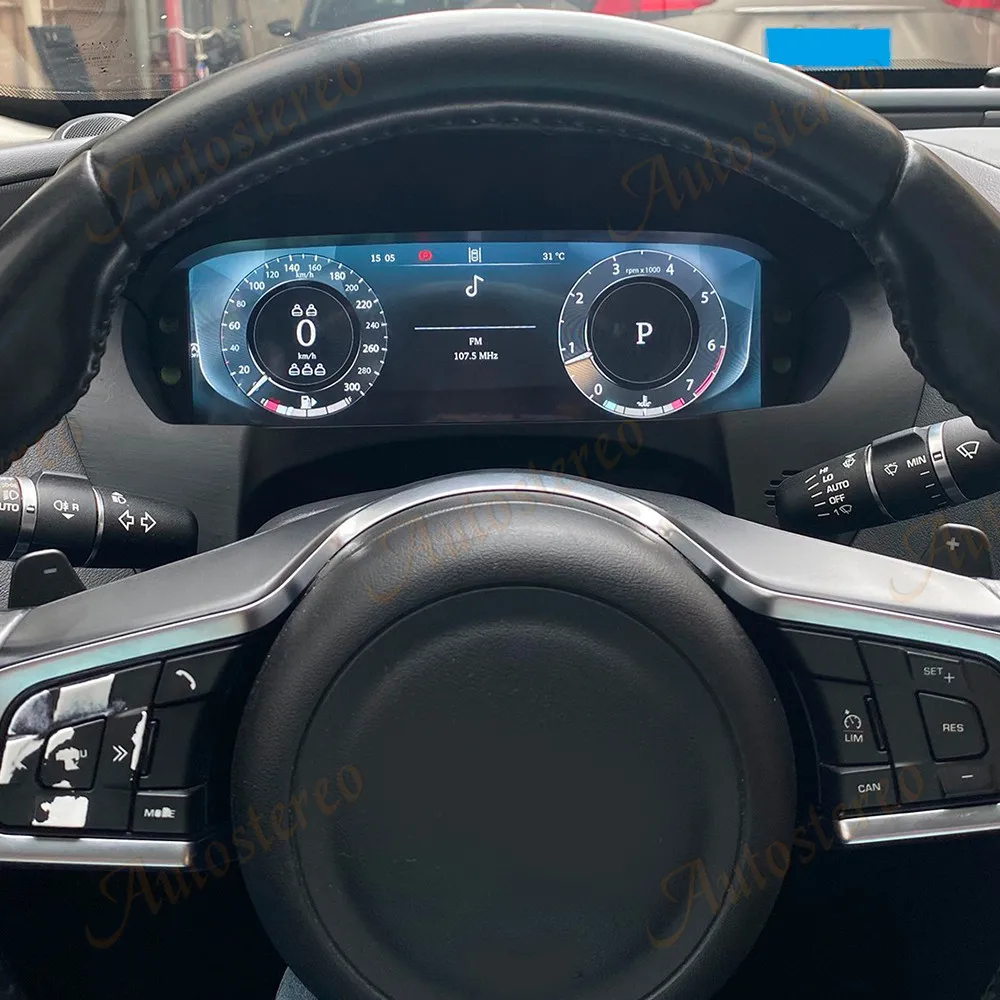 

Для Jaguar XE/F-PACE 2016-2020 Carplay ЖК-панель приборной панели виртуальный кабин цифровой кластер инструмент спидометр дисплей