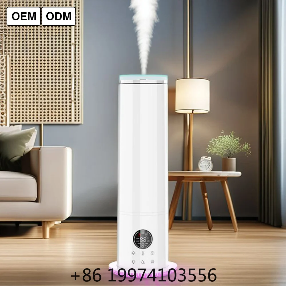 Floor Standing Cool Mist Large Capacity Smart Ultrasonic Air Humidifier With Remote Control