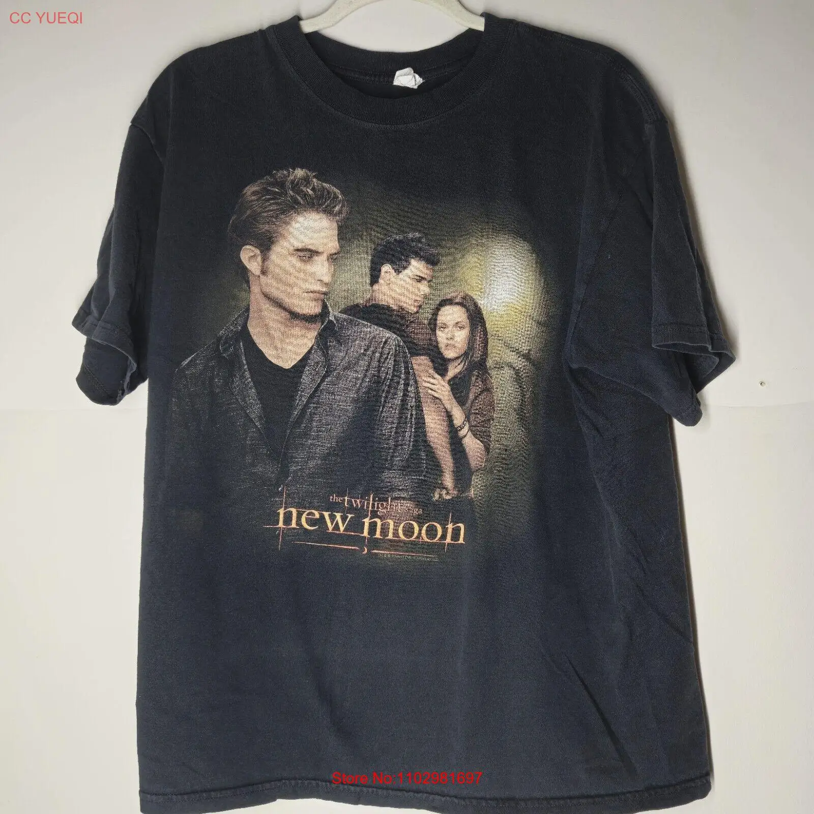 Vintage Twilight Saga New Moon 2009 Movie Promo Horror T Shirt Large