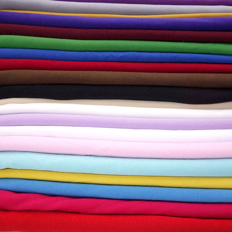 High Elastic Knitted Fabric Four-Sided Stretch Fabric For Dancewear Sportswear Summer T-shirt Dress HandMade 168CM Wide