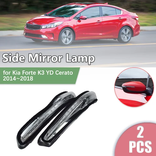 Espejo retrovisor LED para Kia Forte K3 YD Cerato 2014 ~ 2018 2015 2016 2017 lámpara indicadora de señal de giro accesorios de pieza de luz