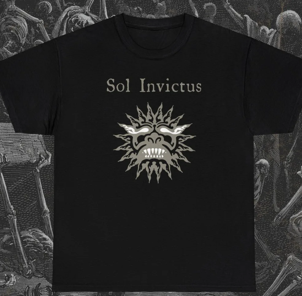 تي شيرت Sol Invictus against The Modern World، تي شيرت Band Rock Punk Metal، للجنسين
