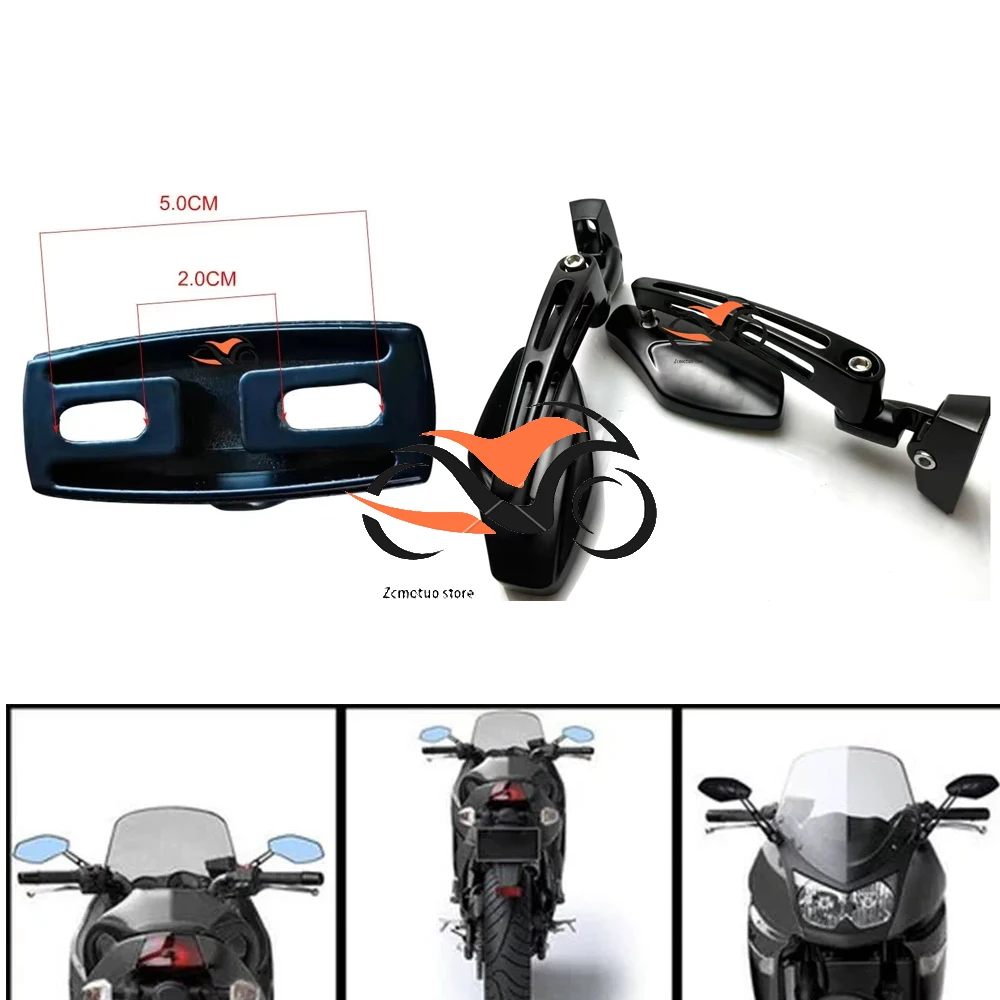 

Motorcycle Rear View Side Mirrors for Suzuki GSXR 600 750 1000 SV650S SV1000S for Yamaha YZF R1 R6 Bicycle Rearview Mirrors