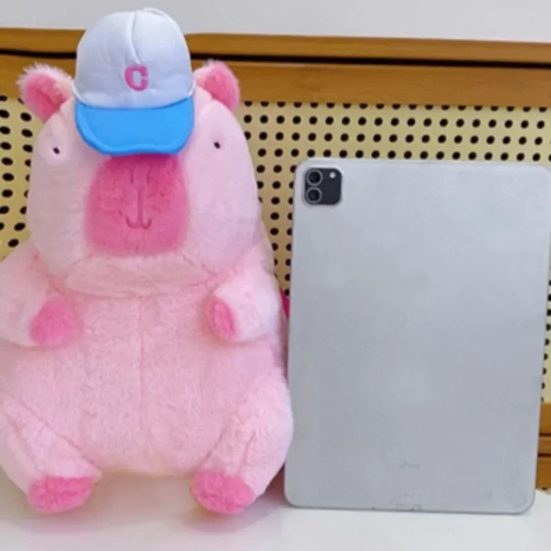 MINISO tas punggung boneka Capybara baru Capybara kartun tas selempang mewah kapasitas besar tas Crossbody anak perempuan serbaguna komuter