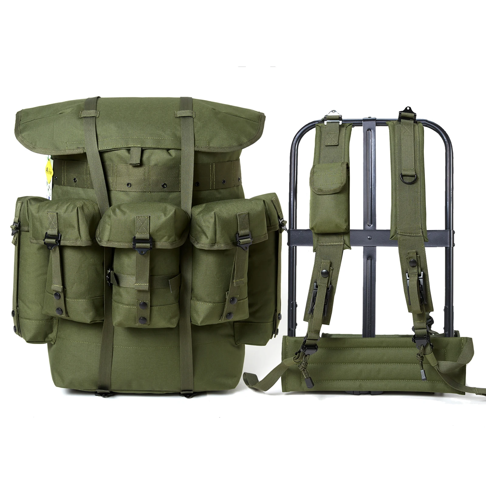 AKmax ミリタリー リュック バックパック アーミー 迷彩 マックス AKMAX 50L Military Tactical Rucksack with Frame