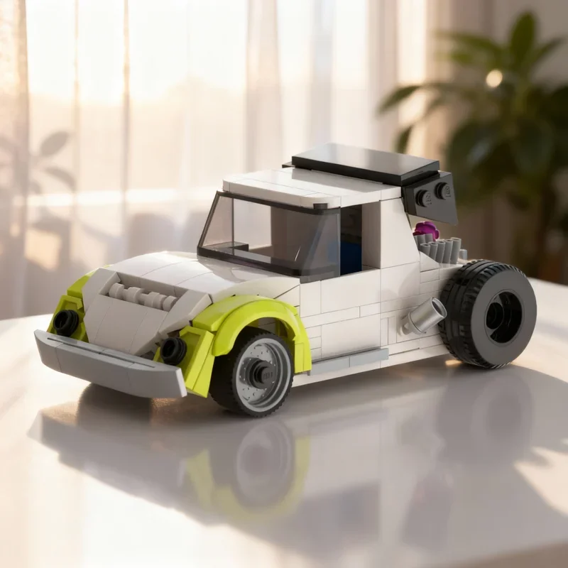 

258pcs MOC Modified Drift Beetle City Champions Model Building Blocks Architecture Festival Gifts Creative Idea Toys Education