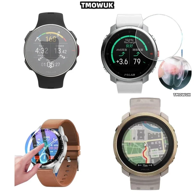 For Polar Vantage V V2 M M2 M3 Ignite 2 Pacer Pro Grit X Pro Unite Polar M200 Smart Watch Tempered Glass HD Screen.