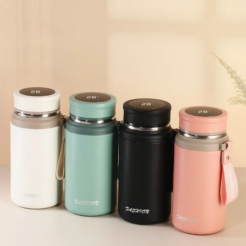 

Интеллектуальная изолированная чашка из нержавеющей стали 316, офисная чашка для заваривания чая большой емкости, чашка с дисплеем температуры