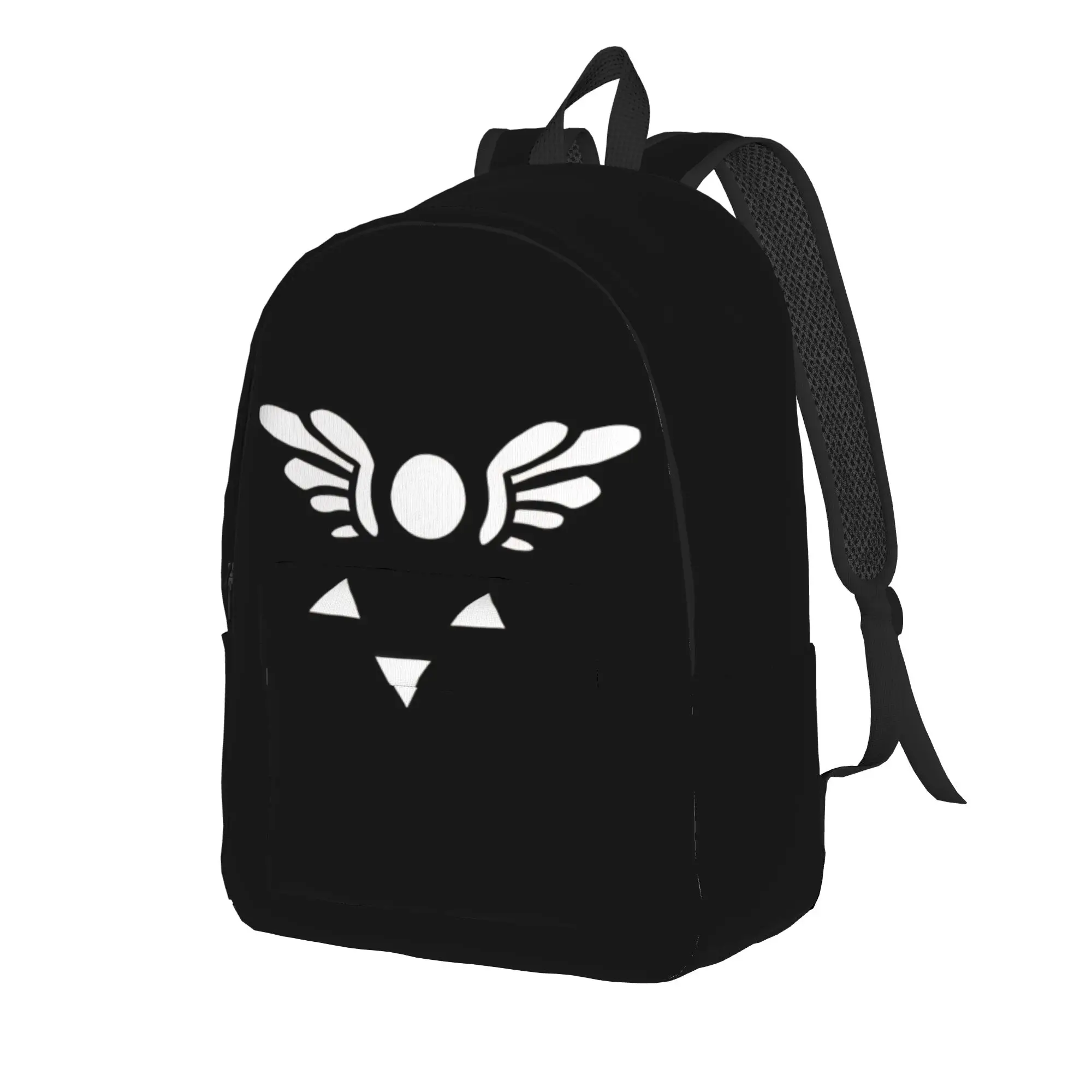 Deltarune Laptop Bag Back to school season Mysterious Hooded Figure   Fashionable Backpack