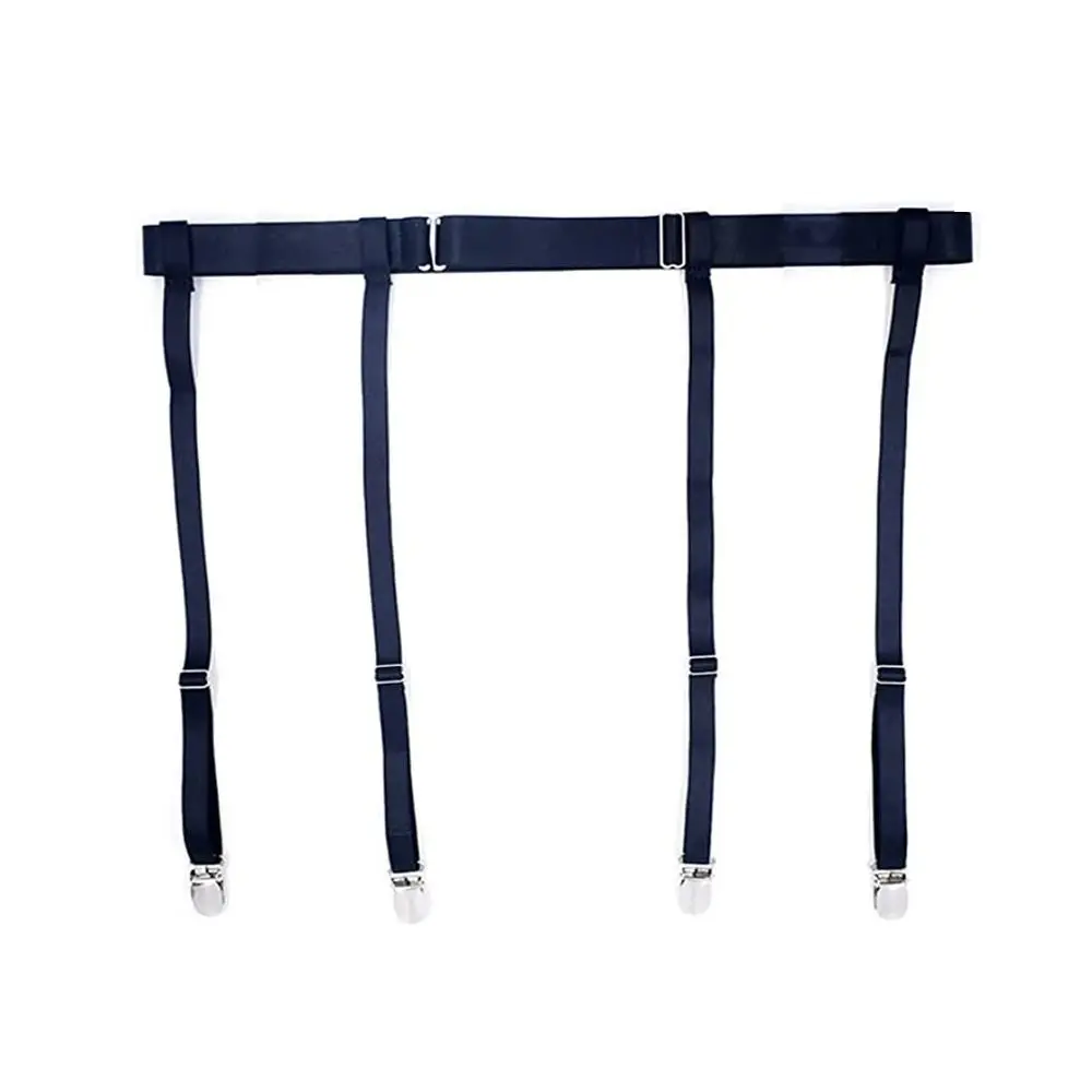

Sexy Adjustable Garter Belt Leg Sock 4/6 Metal Clips Thigh High Stockings Simplicity Elastic Suspenders Belt Women