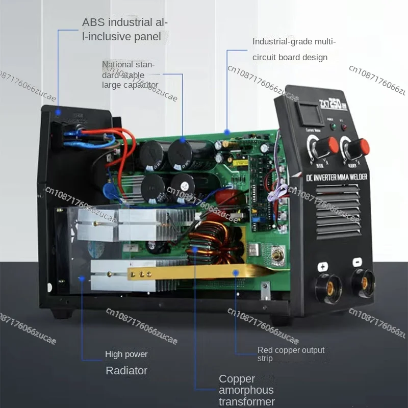 220v Portable Mini Electric Welding Machine Fully Automatic Small Electric Welding Machine ZX7-250 Inverter DC All Copper