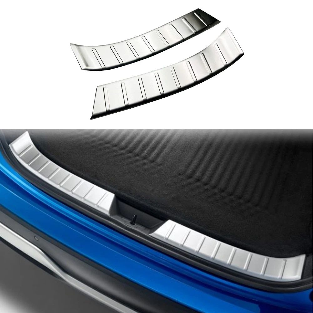 2Pcs Trunk Door Guard Strips Sill Plate Protector Rear Bumper Guard Trim Cover Strip for Nissan Qashqai J12 2021 2022