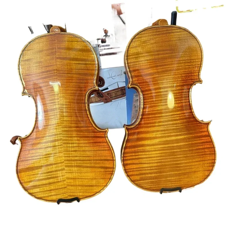 

Handmade, Obotma Bridge vision strings, tuning and listening, European violin