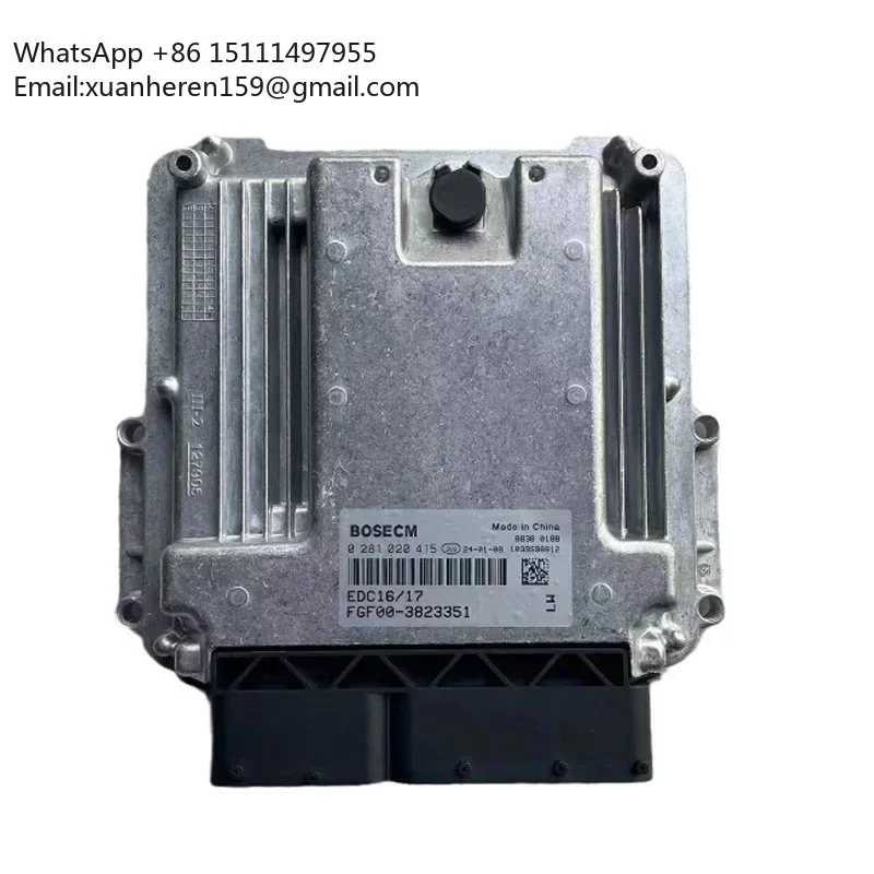 

Electrical Control Module ECU 0281020415 FGF00-3823351 Computer Board Electronic Control Module for Jinbei Bus Yuchai Engine