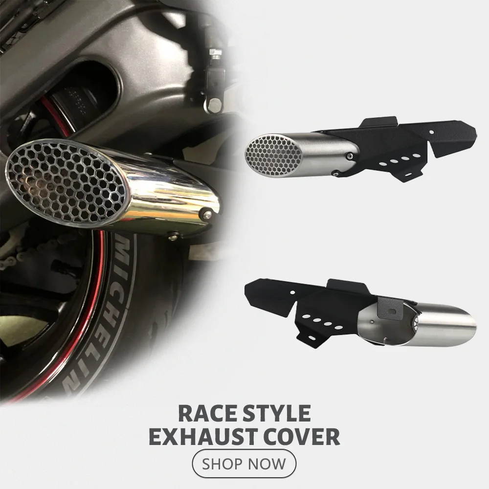 

2023 2024 2025 New Original Motorcycle Exhaust Pipe FOR YAMAHA MT-07 TRACER 7 YZF R7 FZ-07 XSR 700 CNC Exhaust Cover Protection