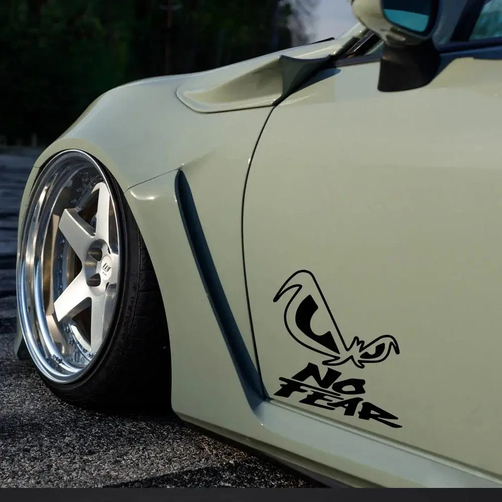

Виниловая наклейка «No Fear Eye» - водонепроницаемая вырезанная наклейка для декора кузова автомобиля, бампера и заднего стекла (1 шт.)