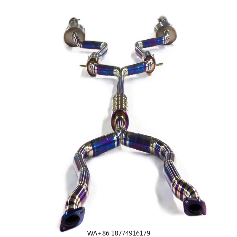 

Xfastcar Tuning Exhausted System for LS250 LS300 LS350 LS400 3.5l Titanium Alloy Muffler Valved Catback Exhaust With Tips