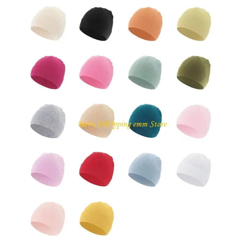 

23GD Soft Knit Baby Infant Pullover Hat for Boys & Girls Newborn to 12 Months