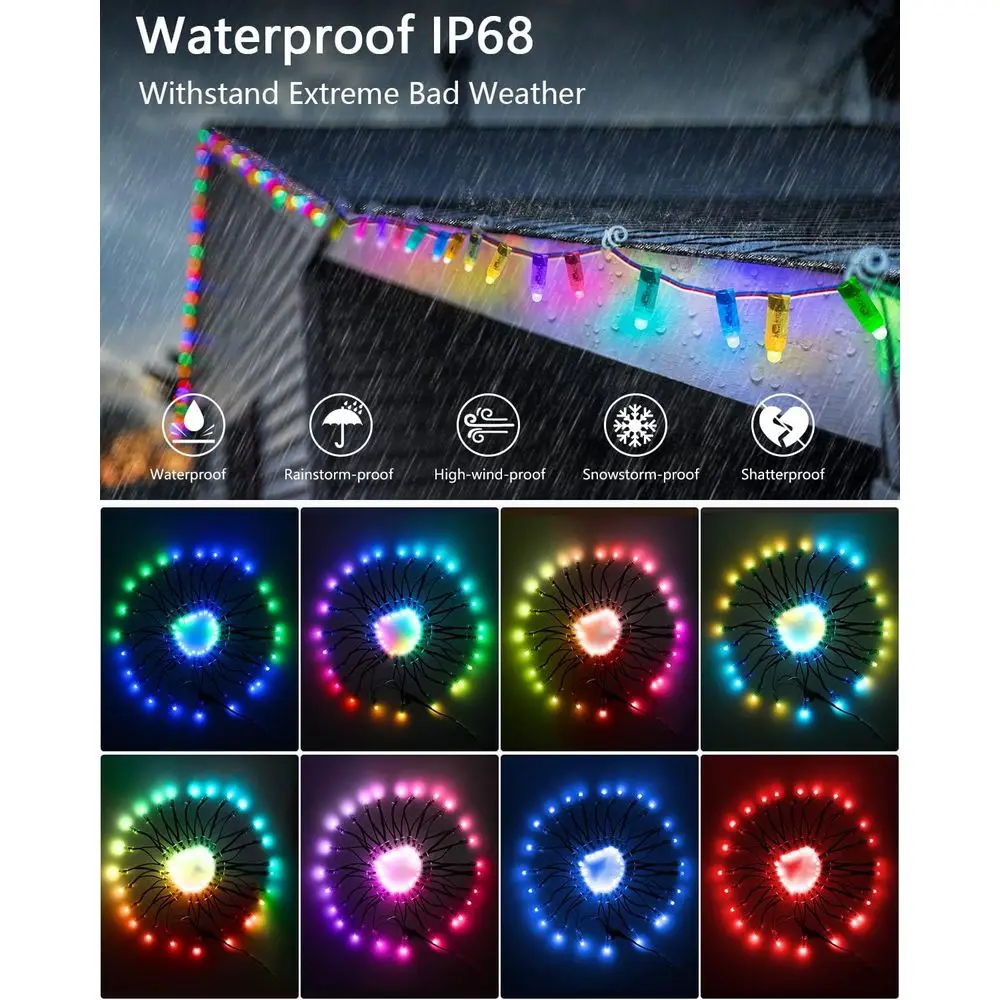 500pcs WS2811 12mm Diused Dream Color RGB LED Pixels Light Individually Addrable Pixels Outdoor IP68 Waterproo DC 5V or LED Sn W