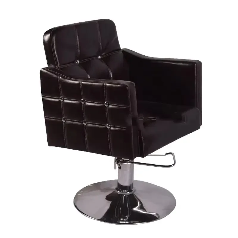 Protector Luxury Barber Chair Support Iron Hairstylist Salon Barber Chair Swivel Vintage Cadeira De Barbeiro Tattoo Furniture